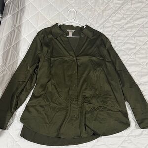 H&M Forest Green Shirt